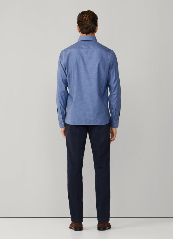 Classic Fit Flannel Herringbone Shirt