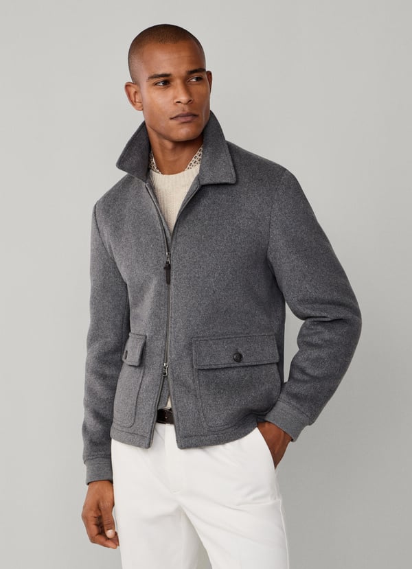 Quilted Blouson Jacket