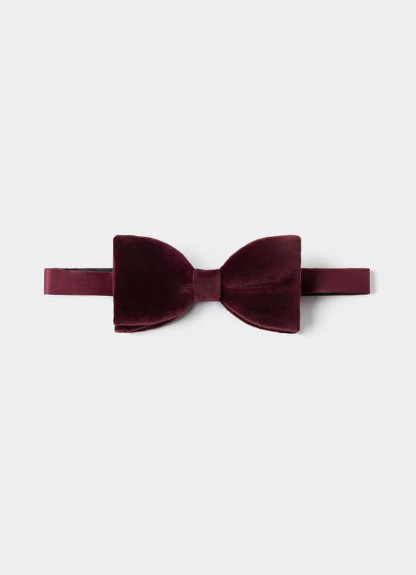 Pure Silk Velvet Pre-Tied Bow Tie