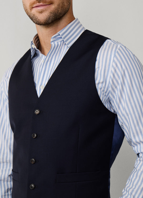 Wool Waistcoat Woven In England