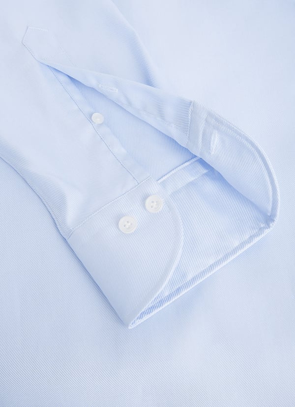 Tailored Fit Formal Plain Twill Shirt