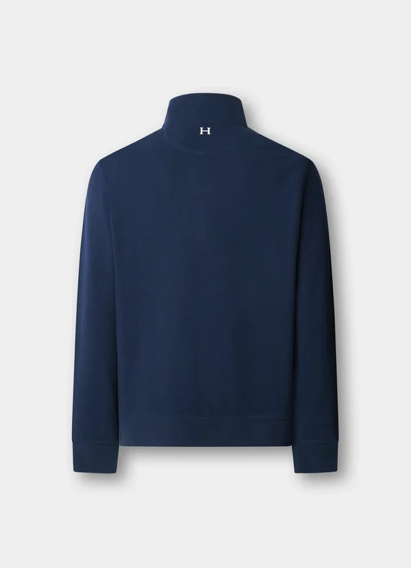 Classic Fit Pique Quarter-Zip Sweatshirt