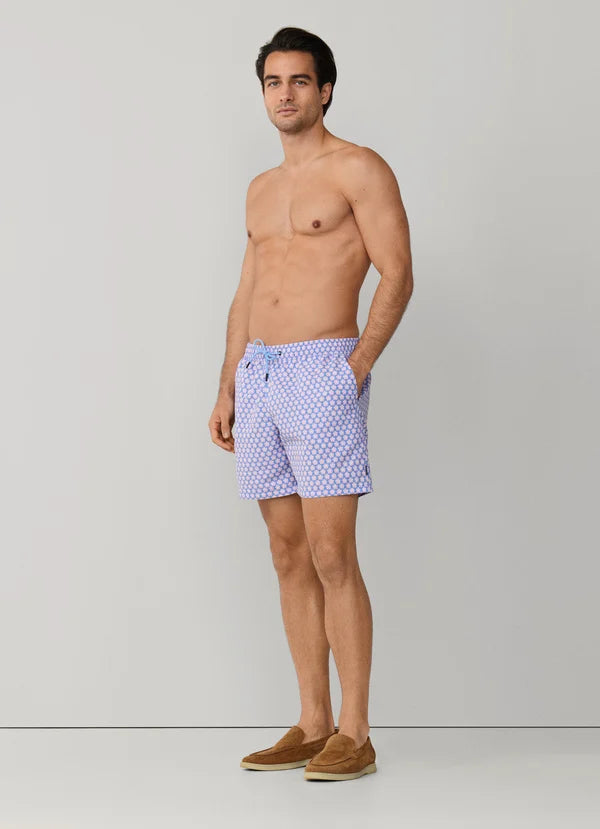 Seashell Print Swim Trunk
