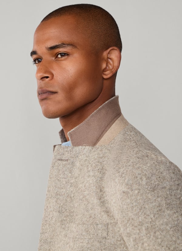 Cotton Lightweight Knit Blazer