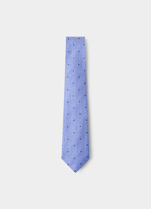Dot Linen Silk Twill Tie
