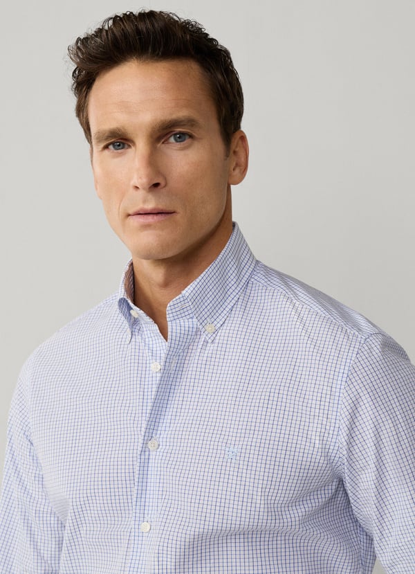 Classic Fit City Tattersall Poplin Shirt