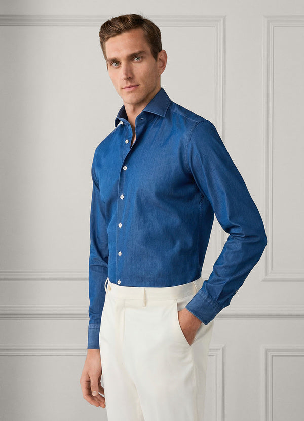 Tailored Fit Denim Shirt