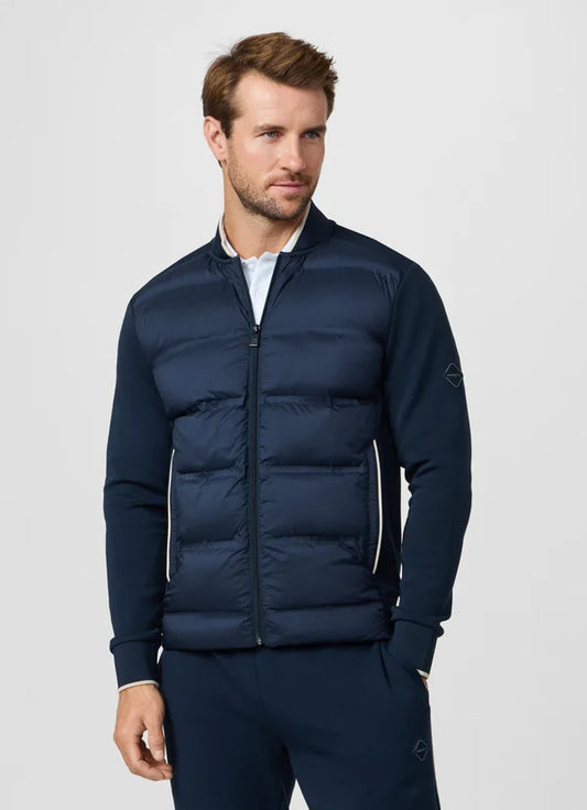 Quilted Bomber Jacket Sweat