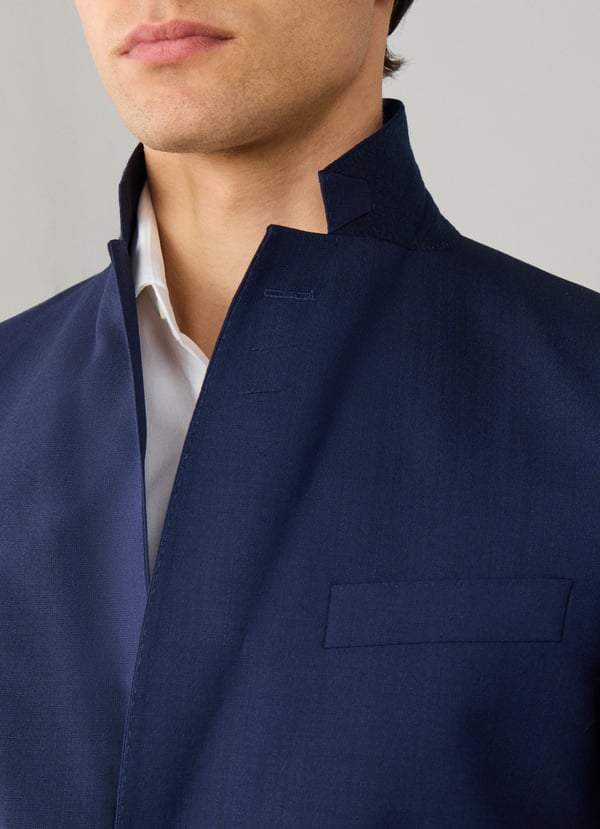 Wool Rustic Tropical Textured Suit