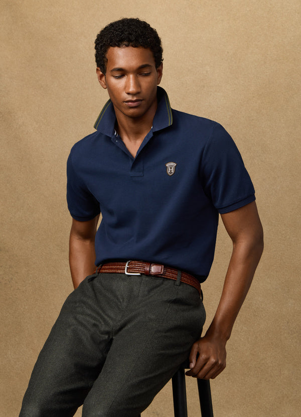 Classic Fit Short Sleeve Badge Polo