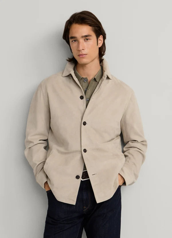 Suede Overshirt