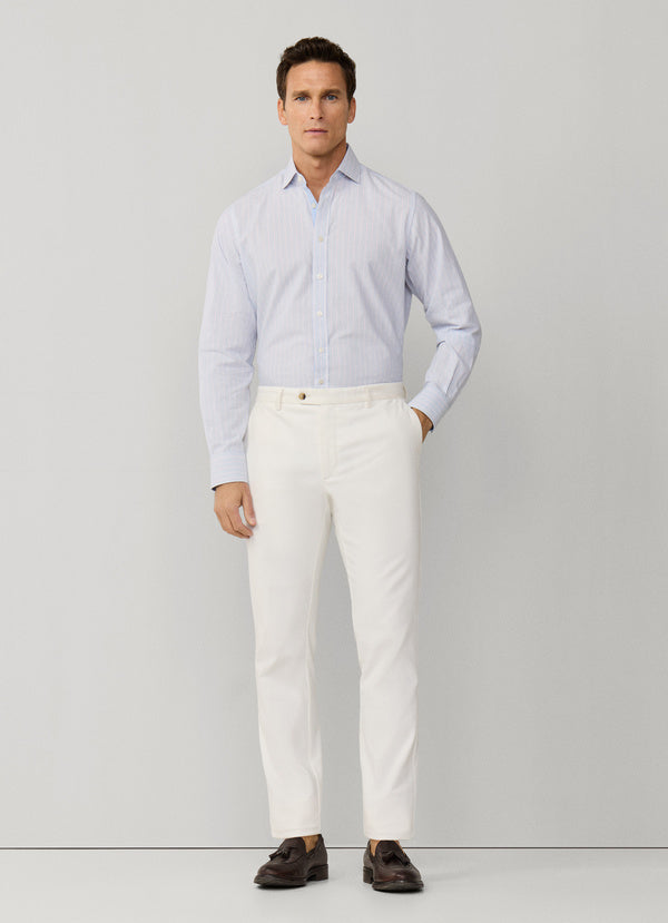 Classic Fit Hairline Two-Tone Stripe Shirt