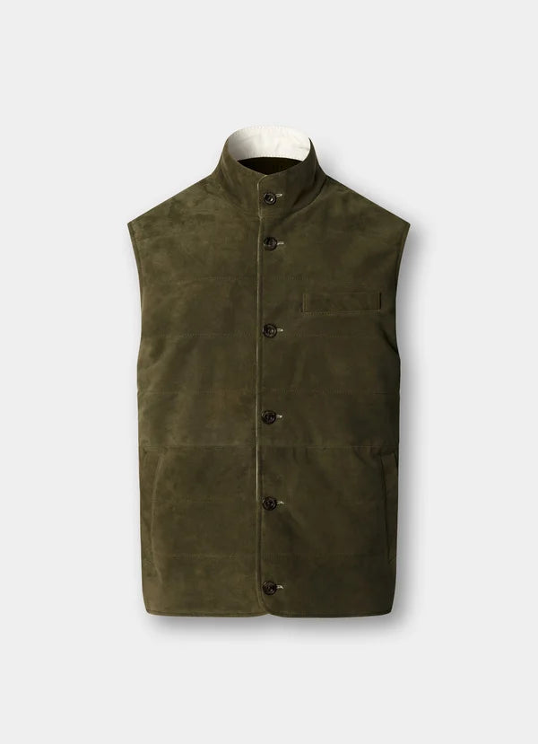 Reversible Suede Gilet