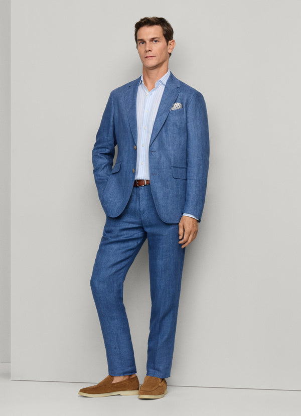 Linen Delave Hopsack Trouser