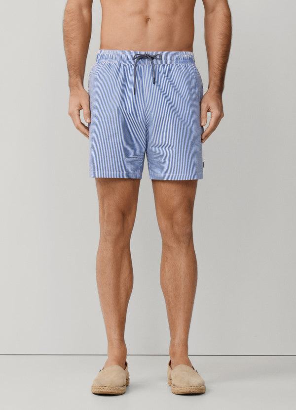 Seersucker Swim Shorts