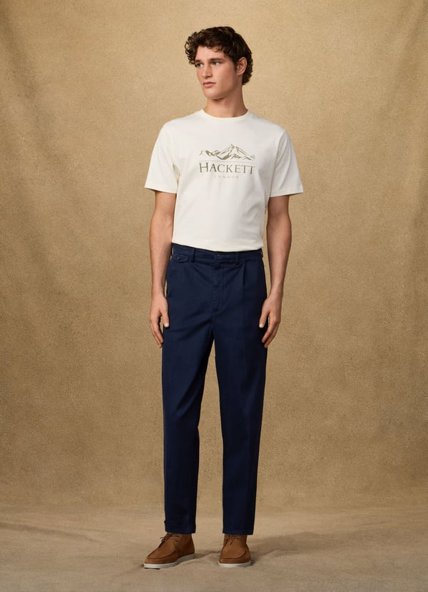 Relaxed Fit Fulham Pleated Chino