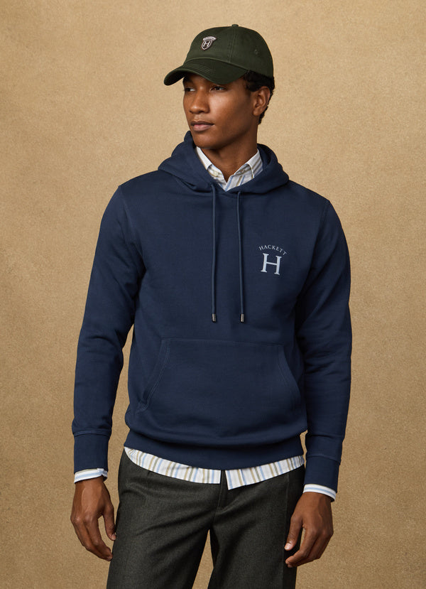 Classic Fit Branded Hooded Sweat
