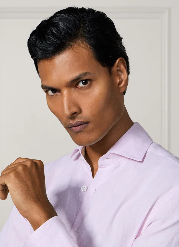 Tailored Fit Linen Shirt