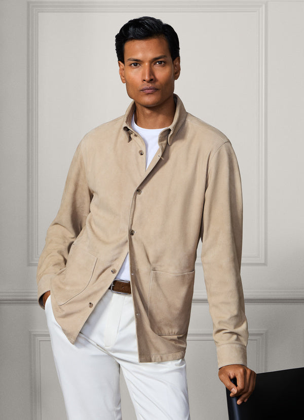 Suede Overshirt