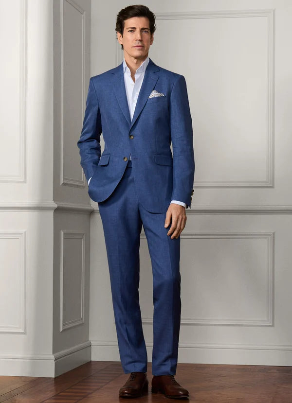 Linen-Wool Hopesack Suit - Woven In Italy