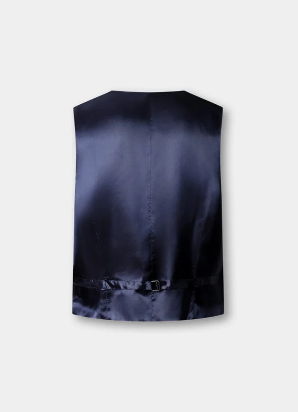 Wool Stretch Twill Waistcoat