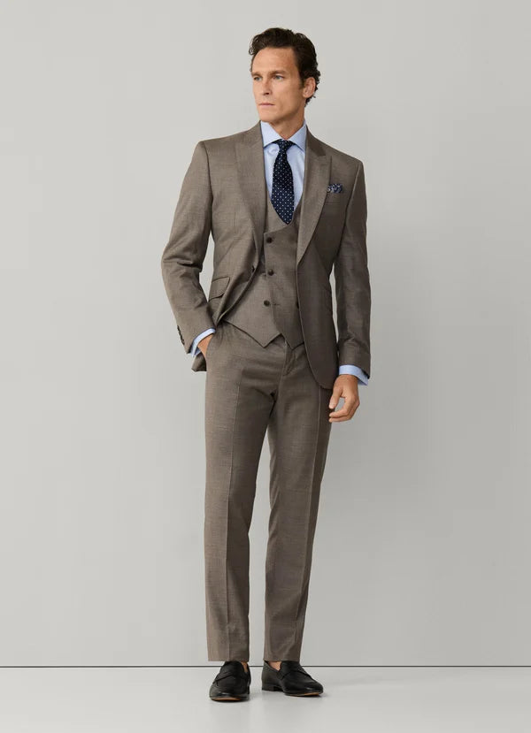 Wool Stretch Twill Suit