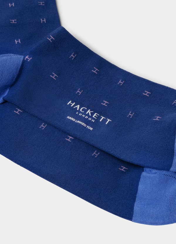 Mercerised Cotton Jacquard H Socks