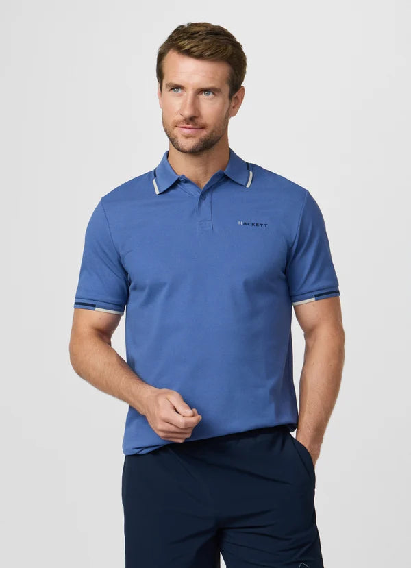 Classic Fit Short Sleeve Tipped Polo