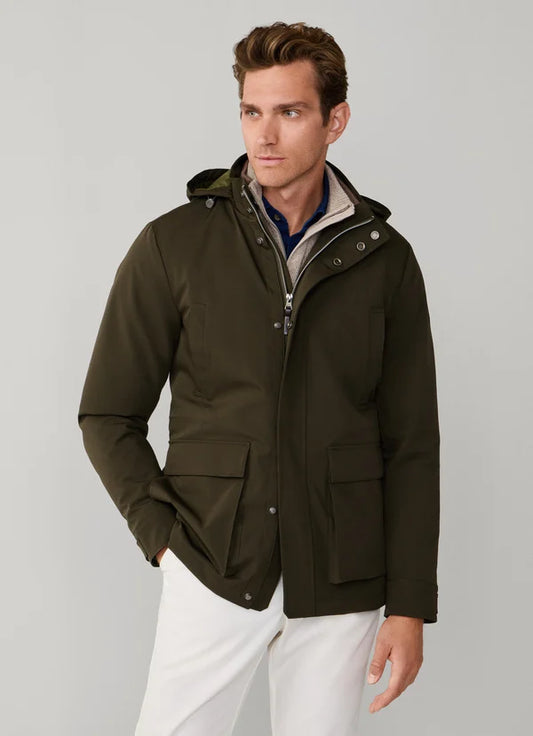Water Resistant Hooded Car Coat