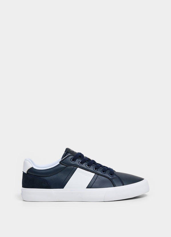 Blake Handle Leather And Suede Trainers