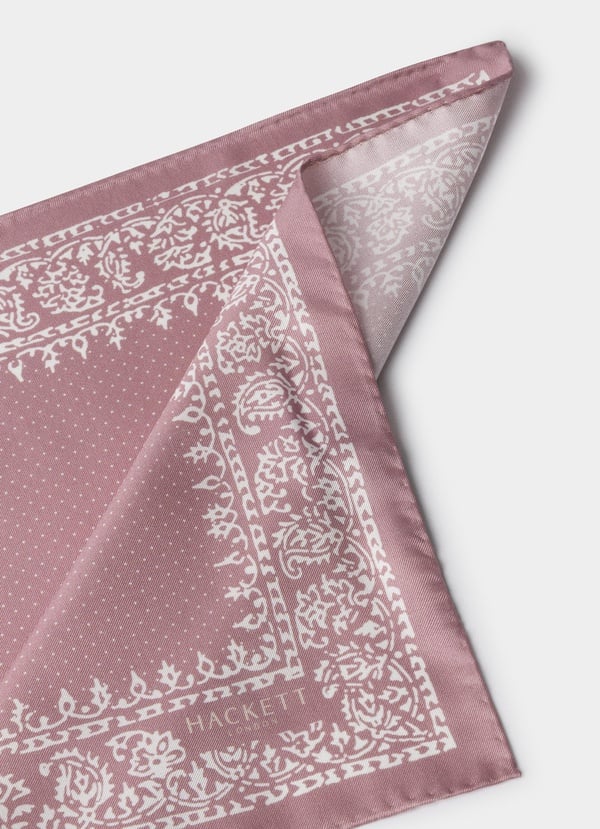 Dot Cotton Silk Pocket Square