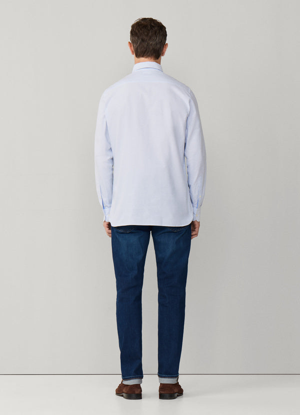 Tailored Fit Ticking Stripe Shirt