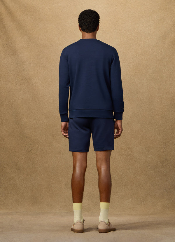 Branded Badge Crew-Neck Sweat