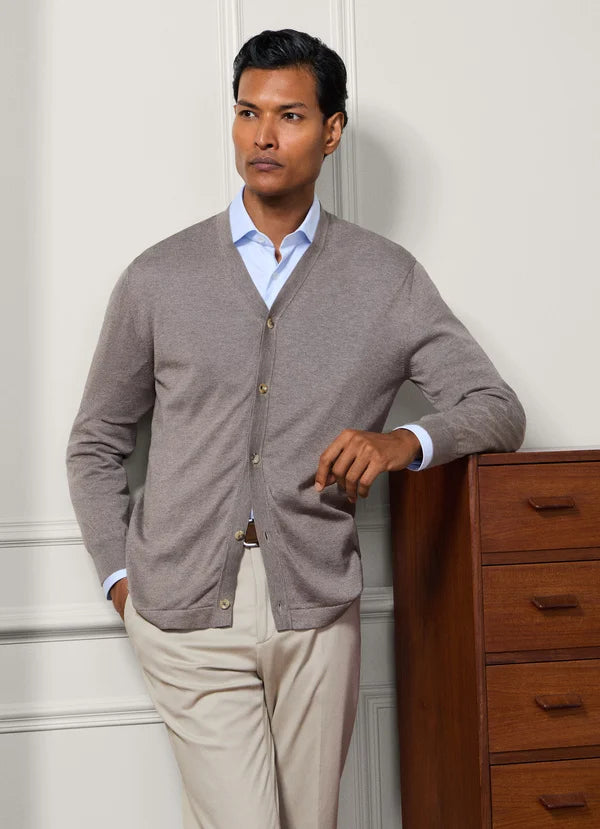 Silk-Cotton Cardigan