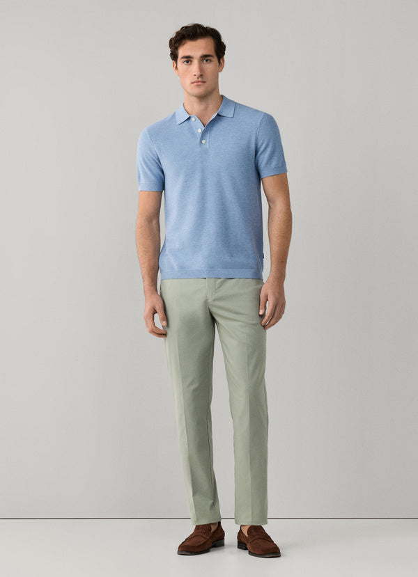Classic Fit Short Sleeve Knit  Polo