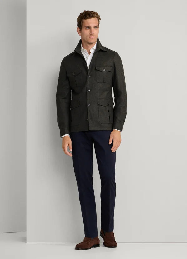 Slim Fit Kensington Stretch Cotton Chino