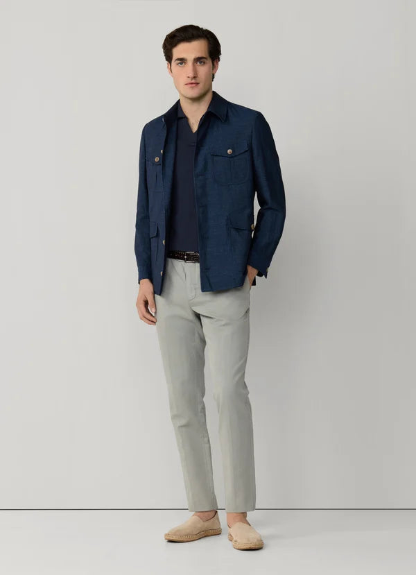 Slim Fit Kensington Linen Chino