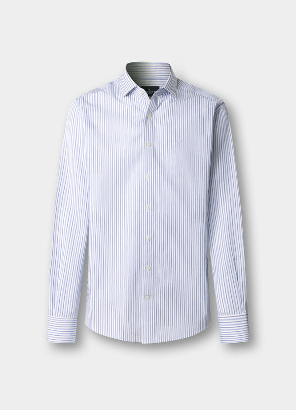 Classic Fit Regimental Stripe Shirt