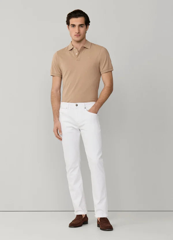 Classic Fit White Denim