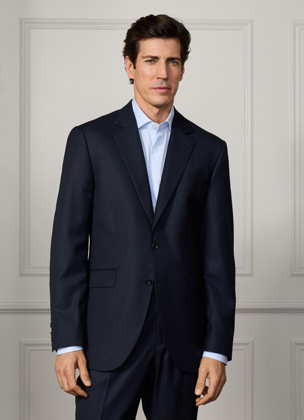 Wool Birdseye Suit - Woven In Italy