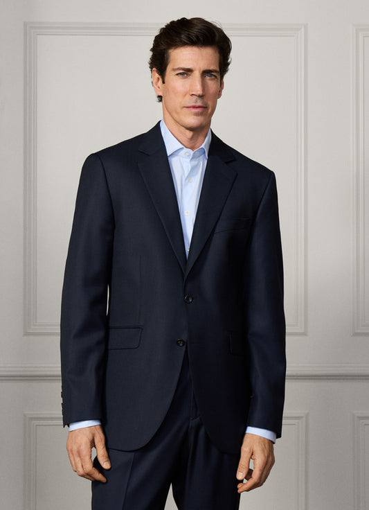 Wool Birdseye Suit - Woven In Italy