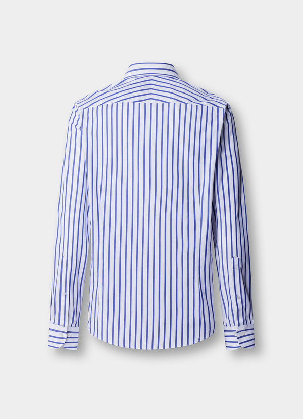 Tailored Fit Butcher Stripe Shirt