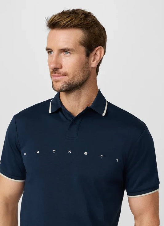 Classic Fit Short Sleeve Branded Polo