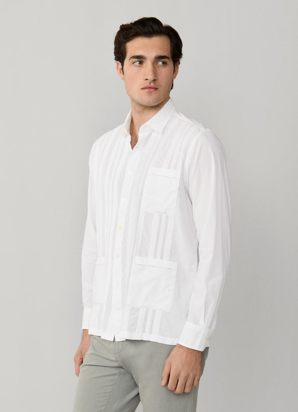 Classic Fit Guayabera Shirt