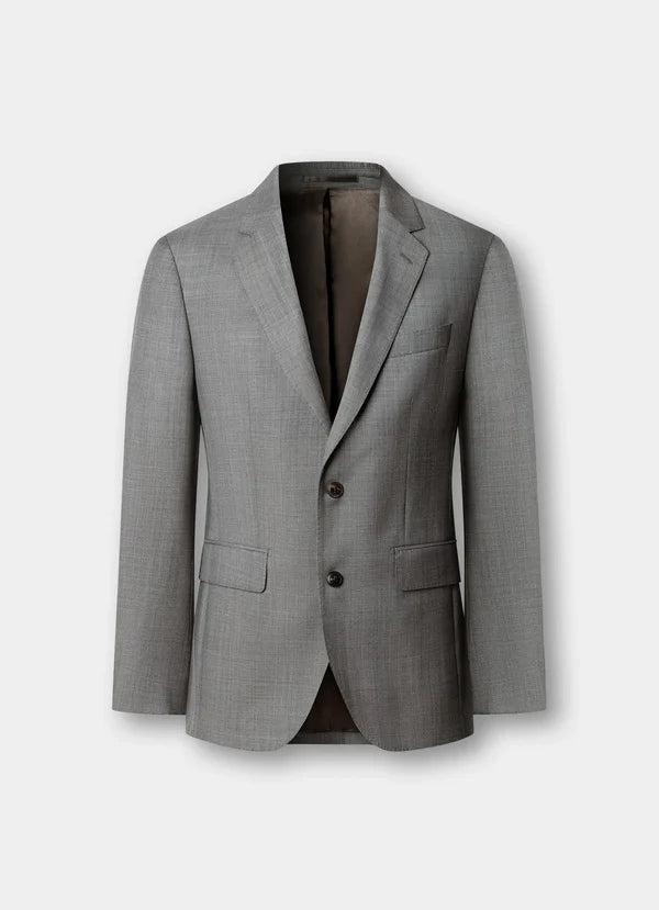 Wool Glen Check Suit - Woven In Italy