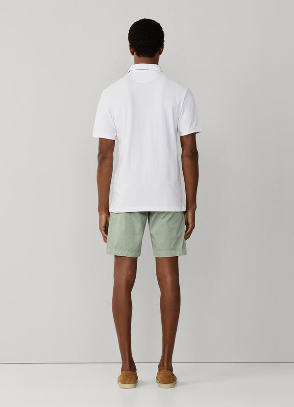 Classic Fit Short Sleeve Swim Trim Polo