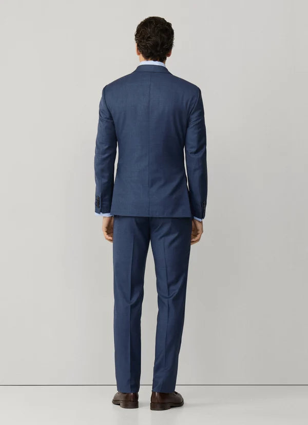 Wool Sharkskin Suit - Woven In Italy