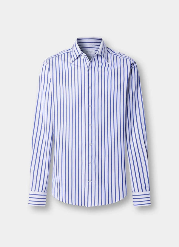 Tailored Fit Butcher Stripe Shirt