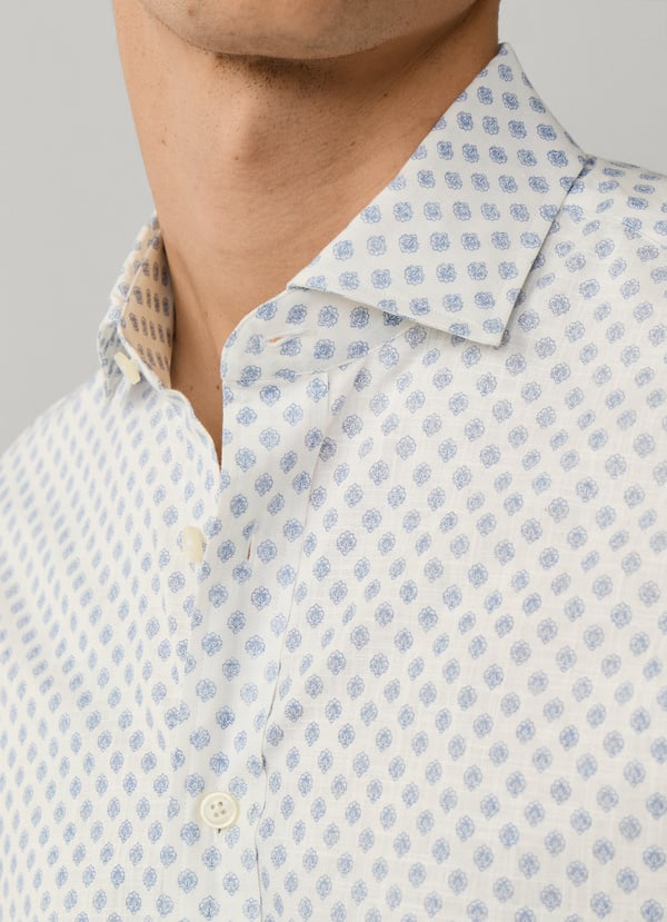 Classic Fit Floral Print Shirt