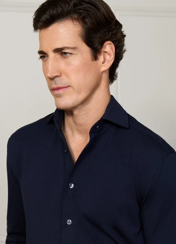 Tailored Fit 4 Way Jersey Shirt